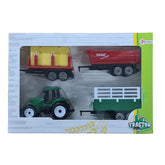 Toi Toys 7 cm 3 Romörklü Traktör